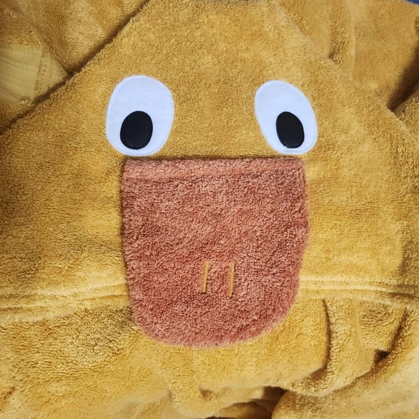 Hooded Bath Towel In Fox Character main image 0