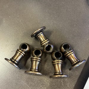 Brass Gallery Rail attaches to top perimeter of antique desks, bookcases, cabinets and shelving.