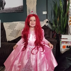 La Petite Sirène Princesse Ariel Rose // Déguisement de fête Cosplay  CostumeAriel la robe de petite sirène / robe de dîner Ariels / sirène -   Canada