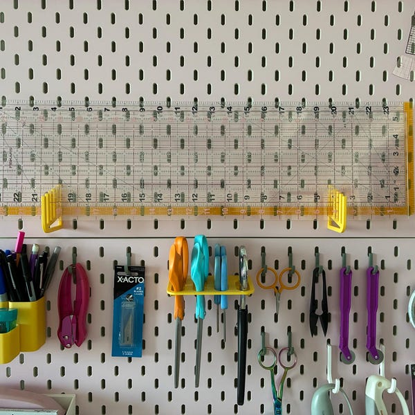 Vertical Ruler Storage Holder | Quilting, Architecture, Drafting ...