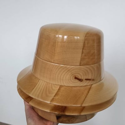 Milliner's Hat Block With Hat Block Stand Hat Block for Freeform Hat ...