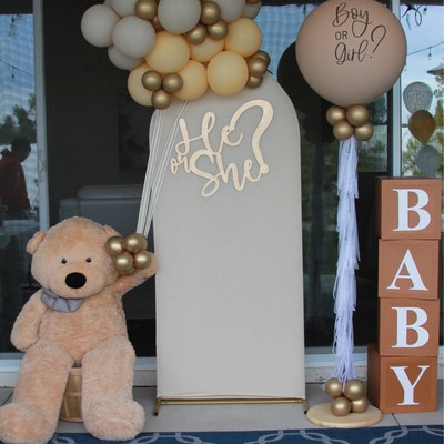 13.8in Oh Baby Wooden Sign For Baby Shower And Cote DIvoire
