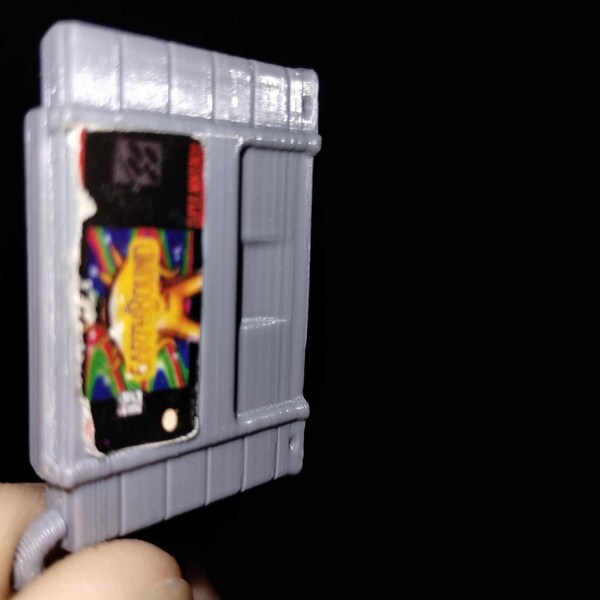 Snes Earthbound 3D Printed Cartridge Keychain Super Nintendo FREE ...