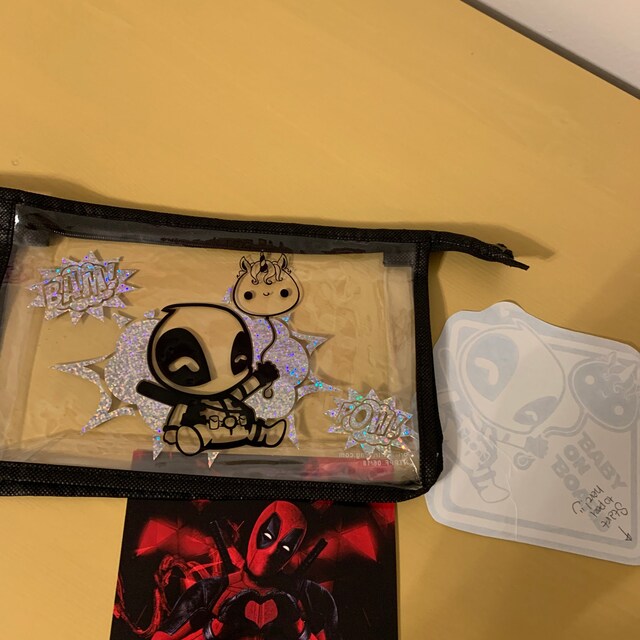 Adesivo Baby Deadpool On Board - Per Auto E Moto