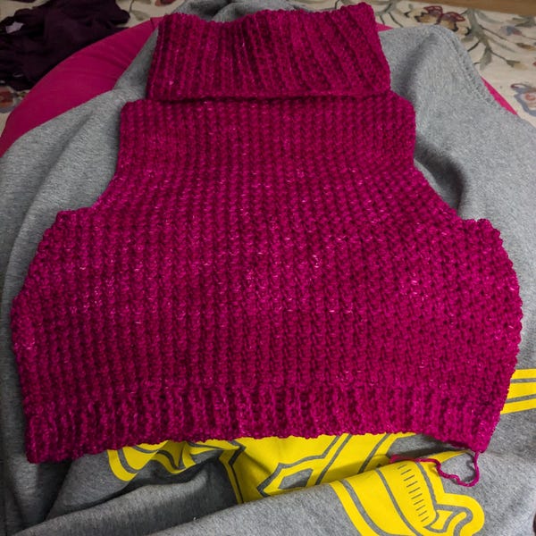 Crochet Turtleneck PATTERN: Atticus // Sleeveless Textured Vest for Any ...