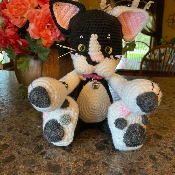 Amigurumi Cat PATTERN Cat Crochet Pattern Pdf Tutorial - Tom the Cat - Etsy