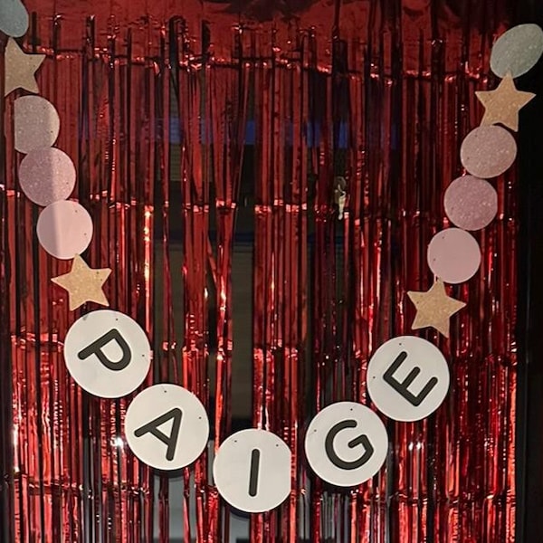 In My Birthday Era Banner - 9.8 Ft Glitter Friendship Bracelet Design, Pre-Strung - View #12