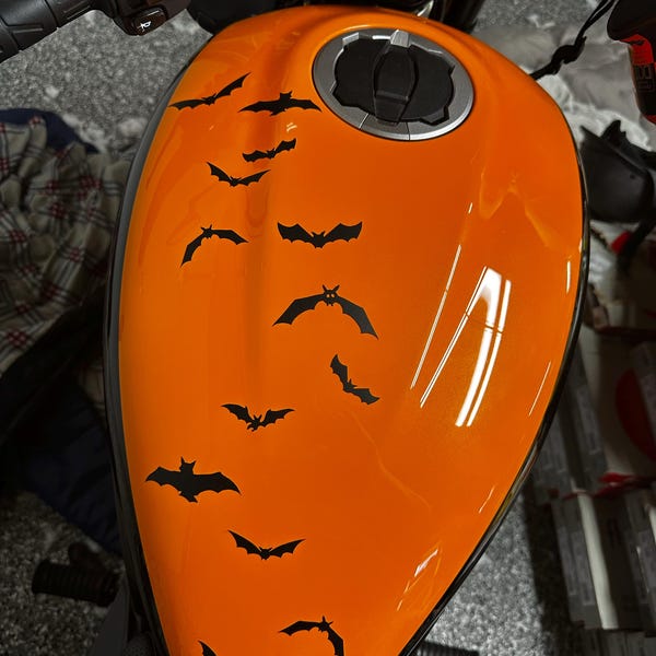 Flying Bats Sticker - Halloween Decals Horror Scary Vinyl Car Truck - Etsy