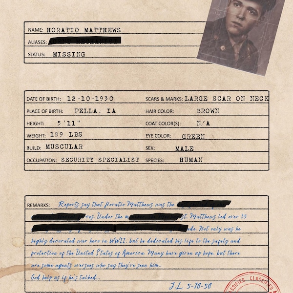 Case File Template Pack - 50+ Assets - Canva - Editable - Aged Paper ...