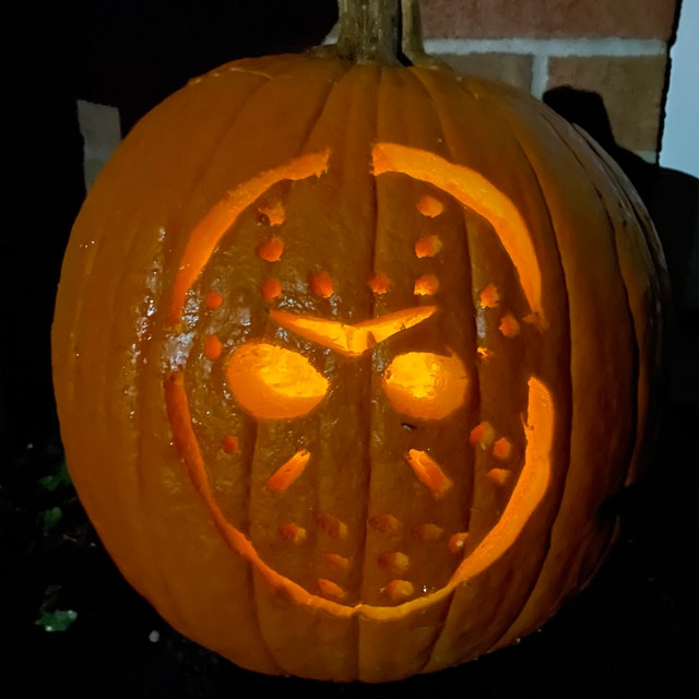 PUMPKIN CARVING STENCIL Jason Voorhees Hockey Mask Template Halloween Jack O Lantern Pattern - Etsy pumpkin-carving-stencil-jason-voorhees-hockey-mask-template-halloween-jack-o-lantern-pattern-etsy