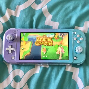 Nintendo Switch Lite コンソール用スキンシール インディゴ色