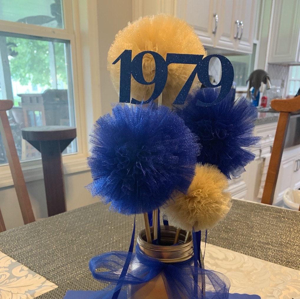 Set Of Three 1979 Class Reunion Centerpiece 40 Years Class