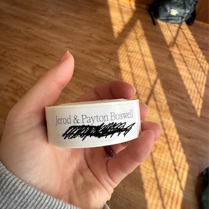 Payton added a photo of their purchase