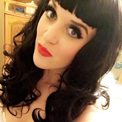 Black Wig. Pin-up Wig. U Shape Bangs Wig. Cosplay Wig. - Etsy
