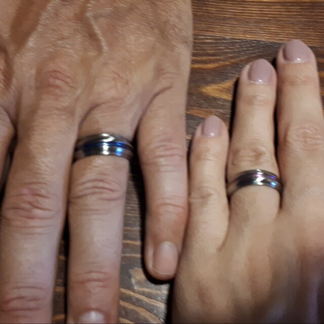 Rustic Rings, Wedding Rings, Titanium Rings, Wood Rings, Mens