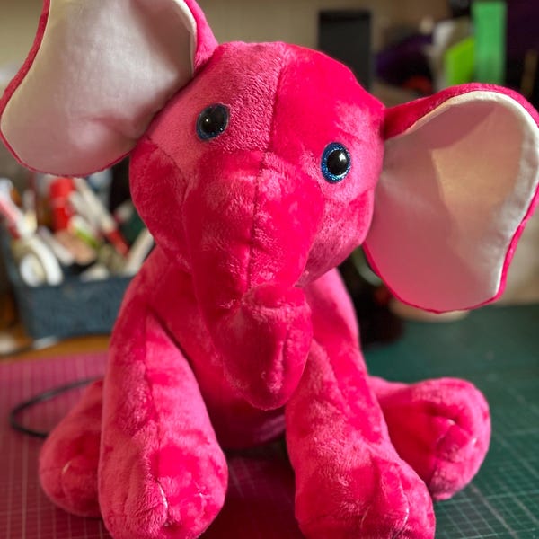 Huggable Patterns Huggable Elephant Pattern - PDF Instant Download - Etsy