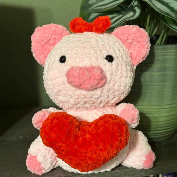 Crochet Pattern - Susu the Valentine Pig - Etsy