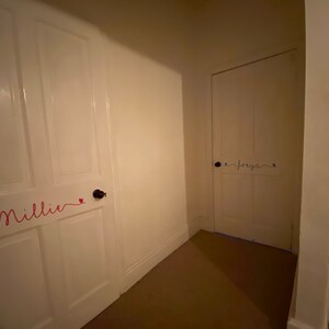 Heart Name Decal - Girls Personalised Wall Decal - Playroom Wall ...