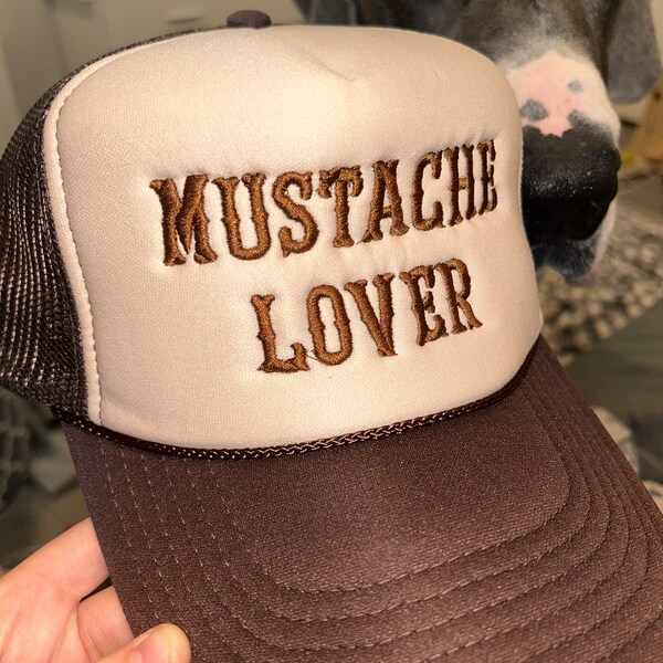 IVORY/BLACK HAT - MUSTACHE LOVER main image 0