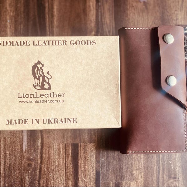 Men's Personalized Leather Long Biker Wallet With Chain, Chain Wallet ...