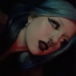 ARCTIC BLUE Triple Stack Fan Hinged Segment Ring Clicker - Etsy