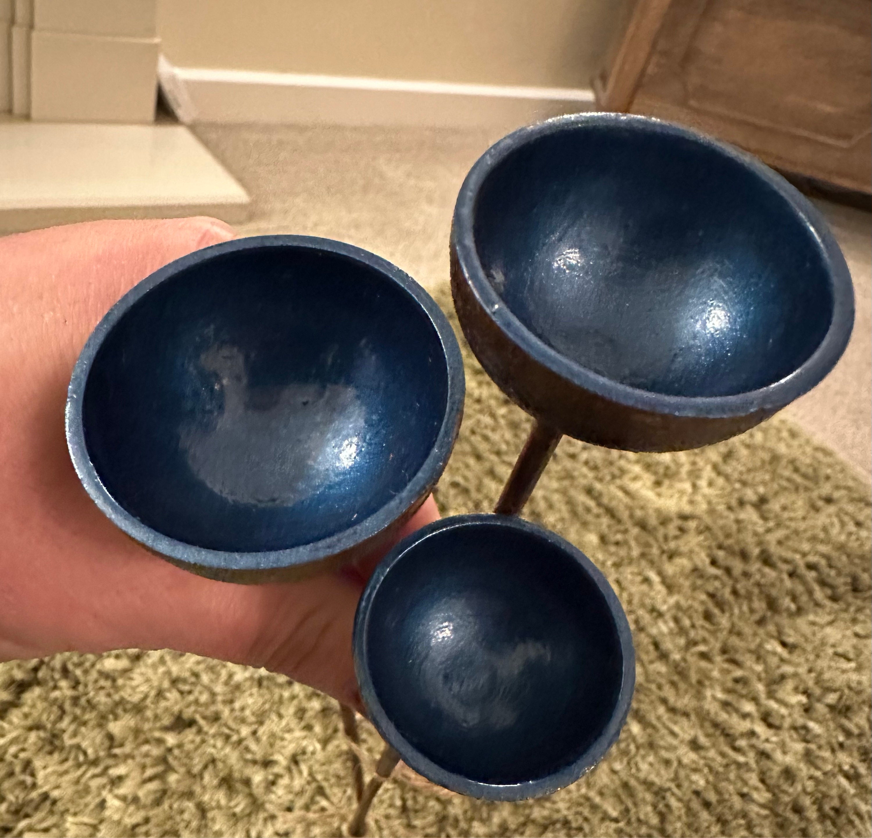 Bee Waterer, Bee Water stations, set of three cups Garden Sculpture