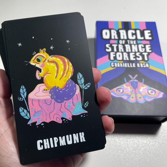 ORACLE OF THE STRANGE FOREST 英語版 オラクルカード Oracle of the Strange Forest - Etsy