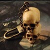 Personalized Hand-painted Skull Keychain for Punk Style - Halloween ...