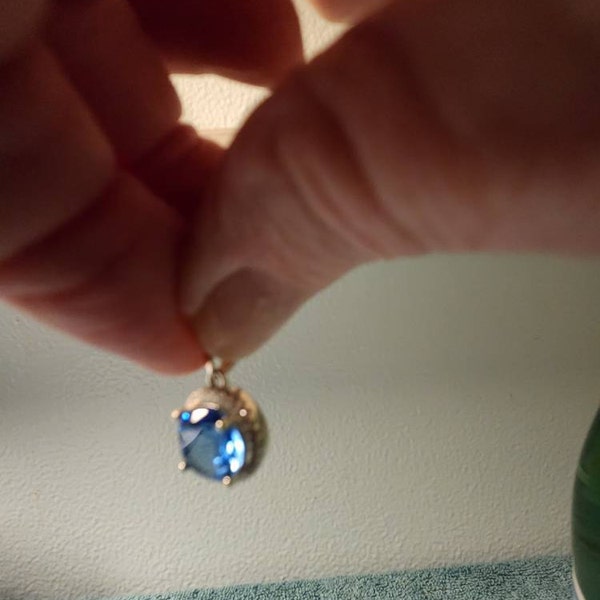 V3 Jewelry Sterling Silver with Natural Tanzanite and Natural White topaz Halo Ring