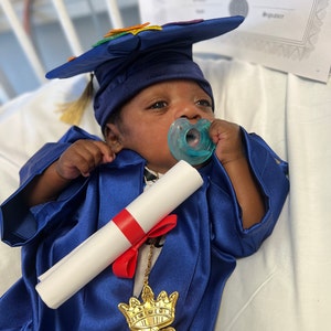Infant Graduation Cap and Gown/ Robe 