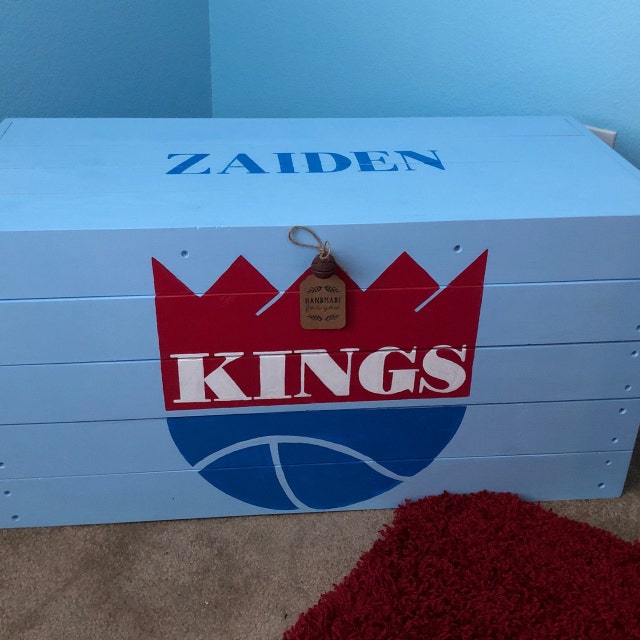 Custom Toy BoxBaseball Toy BoxBaseball ThemeLarge Custom Etsy