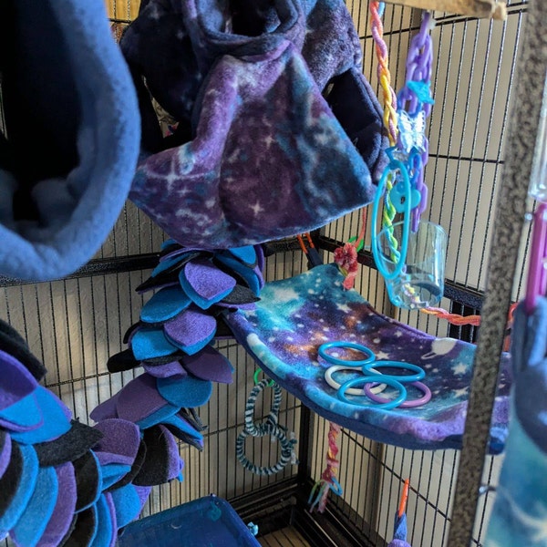 Ready to Ship/8 Piece Sugar Glider Cage Set/rainbow Candy /sugar Glider ...