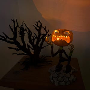 Neil Eyre Eyredesigns Halloween Horror ORIGINAL Pumpkin Head