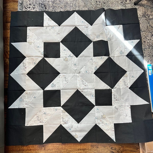 Carpenter s Star Quilt Pattern Etsy