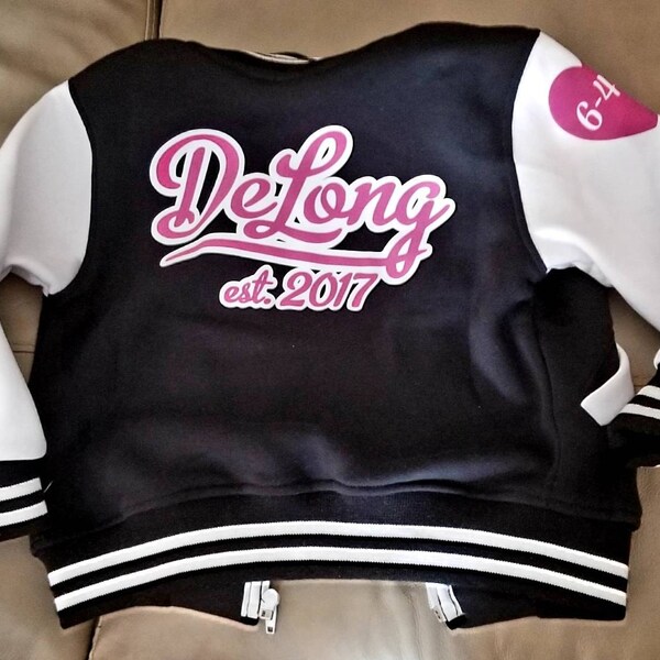 Custom Toddler Letterman Jacket Personalized Varsity Spring Jacket Etsy Custom toddler letterman jacket personalized varsity spring jacket etsy