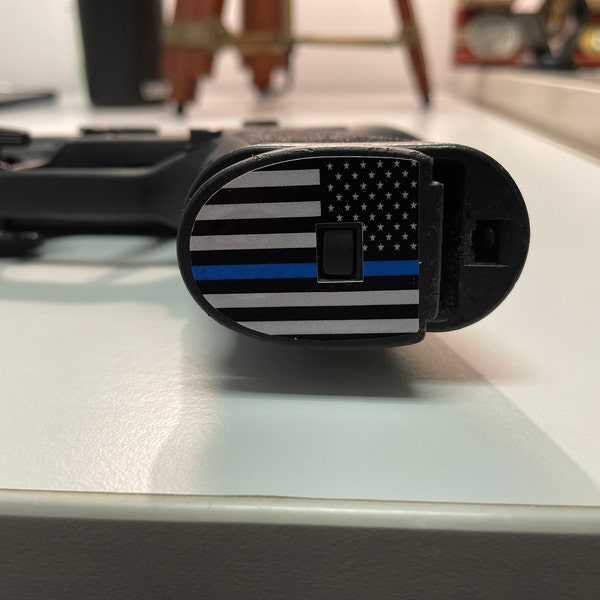 THIN BLUE LINE Flag Magazine Base Plate Stickers - Etsy