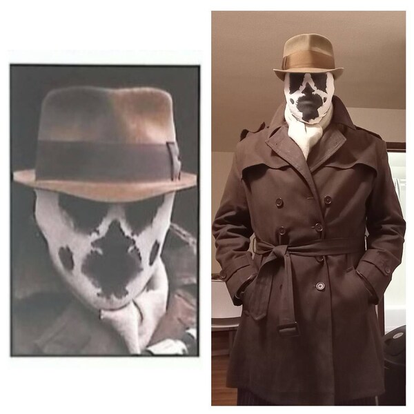 Rorschach Mask With REAL Moving Inkblots - Etsy