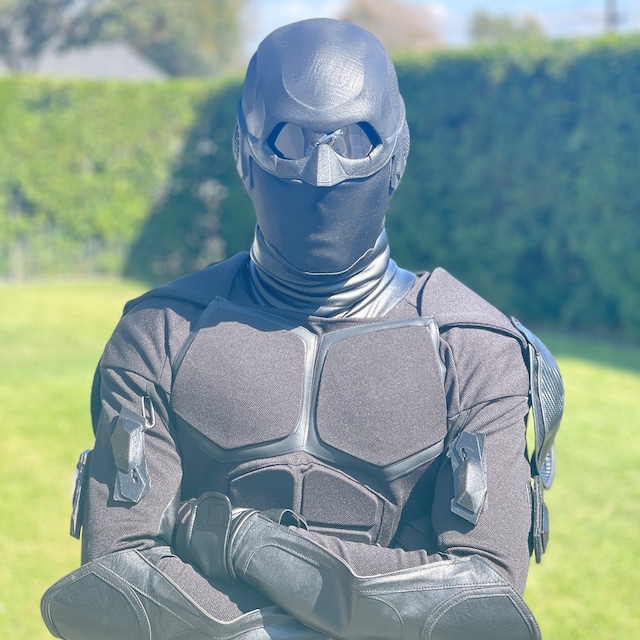 Black Noir the Boys Helmet Cosplay Custom Fit Original Design