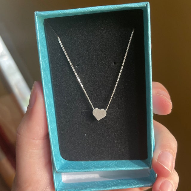 Small Silver Heart Necklace. Most Popular Trend Items