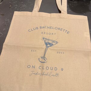 Club Bachelorette Martini Tote Pool Bachelorette Hangover Kit Bag ...