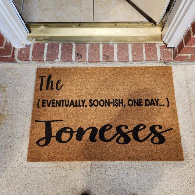 As the rain returns, it's time for a new doormat