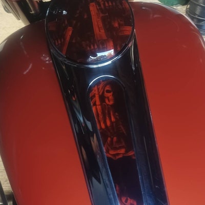 custom harley davidson fuel door