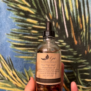 Rose High Vibes Infused Body Oil - Etsy