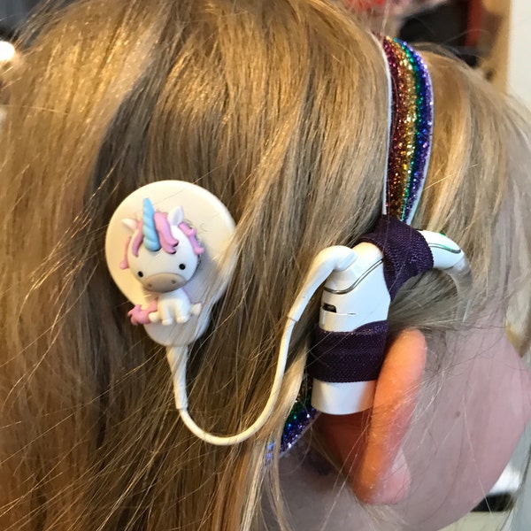 Cochlear Cuties and Hearing Aid Tube Trinkets: Glittery Button Hearts ...