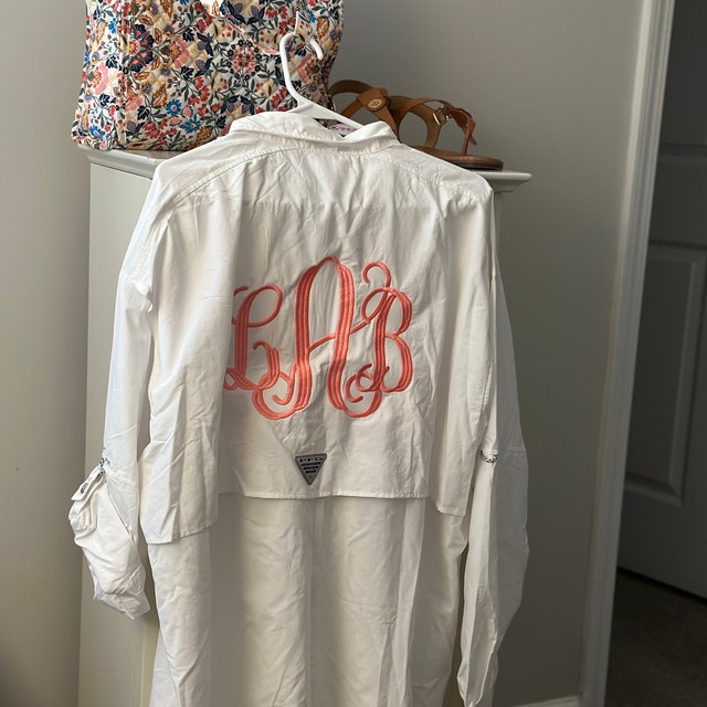 Monogram PFG Columbia Fishing Shirt Cover up Bathing Suit B30 - Etsy