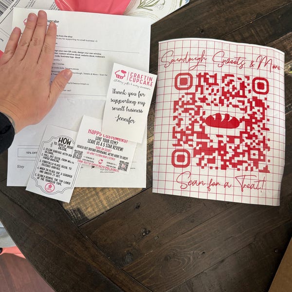 Design Your Own QR Code, Design Your Own Window Sticker, Custom Window ...