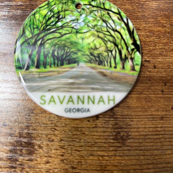 Miami Christmas Ornament, Unique Miami Christmas Gift, Miami Travel