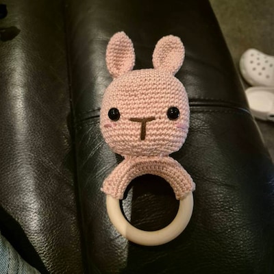 PATTERN: Bunny Rattle and Pacifier Clip Bundle, Easy to Follow Crochet ...