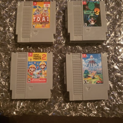 Retro NES Cartridge Nintendo Switch Game Case Custom Labels for Any ...