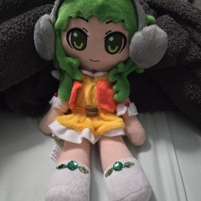 Gumi Megpoid- Custom Plushie From Your Favourite Vocaloid - Etsy